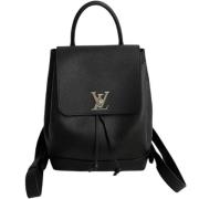 Louis Vuitton Vintage Pre-owned Laeder ryggsckar Black, Dam