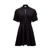 Moncler Polo Skjortklänning Svart Black, Dam