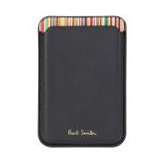 PS By Paul Smith iPhone 15 Pro Magsafe Läder Kreditkortsfodral Black, ...