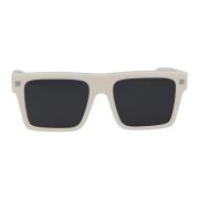 Off White Stiliga Lawton Solglasögon för Sommaren White, Unisex