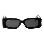 Off White Roma Solglasögon för Stiligt Solsskydd Black, Unisex