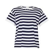 Liu Jo Randig pärla T-shirt Multicolor, Dam