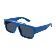 Gucci Fyrkantiga solglasögon Gg1460S 008 Blue, Herr