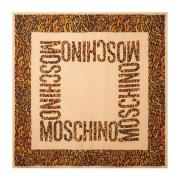 Moschino Leopardmönstrad Sidens Pochette Multicolor, Dam