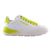 Love Moschino Lime White Casual Sneakers White, Dam