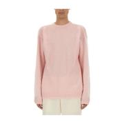 Family First Mohair Oversize Sweater Pink, Herr
