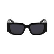Lanvin Stiliga solglasögon Black, Unisex
