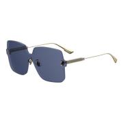 Dior Color Quake 1 Solglasögon Guld/Blå Blue, Dam