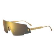 Fendi Forceful Gold/Grey Sunglasses Multicolor, Dam