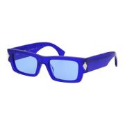 Marcelo Burlon Alerce Solglasögon för Stiligt Solskydd Blue, Unisex