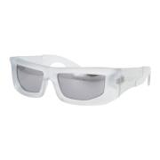 Off White Volcanite Solglasögon för Stilskydd Gray, Unisex