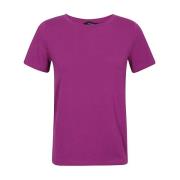 Max Mara Weekend Klassisk Lila Bomull T-shirt Purple, Dam