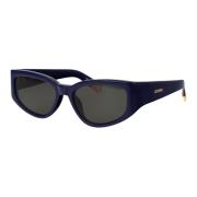 Jacquemus Gala Solglasögon för en stilfull look Blue, Dam