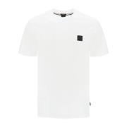 Boss T-shirt med lappdesign White, Herr