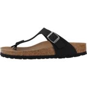 Birkenstock Nubuck Flip Flops för Män Black, Herr