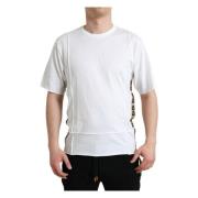 Dolce & Gabbana Vit Logo Crew Neck T-shirt White, Herr