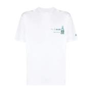 MC2 Saint Barth Klassisk Bomull T-shirt White, Herr