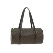 Louis Vuitton Vintage Pre-owned Canvas handvskor Brown, Dam