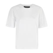 Federica Tosi Kortärmad rund hals T-shirt White, Dam