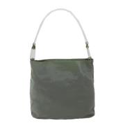 Prada Vintage Pre-owned Canvas prada-vskor Green, Dam