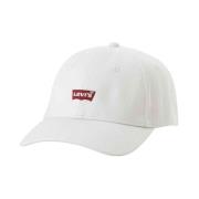 Levi's Stiliga hattar för män och kvinnor White, Unisex