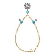 Dolce & Gabbana Kristall Blomma Hänge Charm Halsband Multicolor, Dam