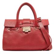 Jimmy Choo Pre-owned Pre-owned Laeder handvskor Red, Dam