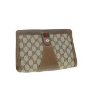 Gucci Vintage Pre-owned Canvas gucci-vskor Beige, Dam