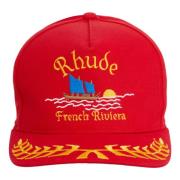 Rhude Riviera Sailing Hat Red, Unisex