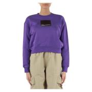 Karl Lagerfeld Bomull Logo Sweatshirt Purple, Dam