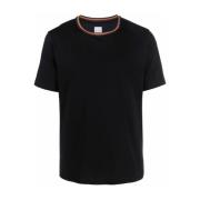 Paul Smith Svart Stripe-Trim T-shirt Black, Herr