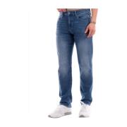 Armani Exchange Indigo Regular Fit Denim Jeans Blue, Herr