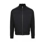 Givenchy Logo Randig Zip Jacka Black, Herr