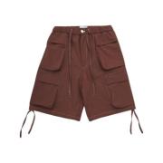 Bonsai Glaserad Ingefära Bermuda Shorts Brown, Dam