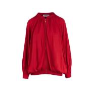 Yves Saint Laurent Vintage Pre-owned Silke ytterklder Red, Dam