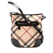 Burberry Vintage Pre-owned Canvas crossbodyvskor Multicolor, Dam