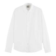 Scotch & Soda Ekologisk Oxford Skjorta Vit Button Down White, Herr