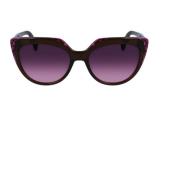 Liu Jo 212 Solglasögon Stilfullt Modeglasögon Purple, Dam