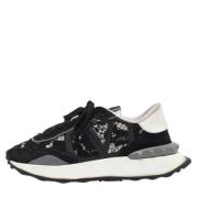 Valentino Vintage Pre-owned Spets sneakers Black, Dam