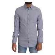 Dolce & Gabbana Casual Shirts Gray, Herr