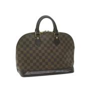 Louis Vuitton Vintage Pre-owned Canvas handvskor Brown, Dam