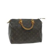 Louis Vuitton Vintage Pre-owned Canvas handvskor Brown, Dam