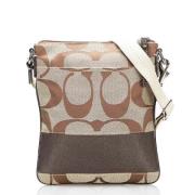 Coach Pre-owned Pre-owned Canvas axelremsvskor Multicolor, Dam