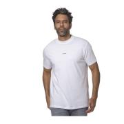 Karl Lagerfeld Vit Logot-shirt Kortärmad Stretch White, Herr