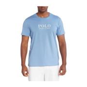 Ralph Lauren Stor Logotyp Bomull T-shirt - Blå Blue, Herr