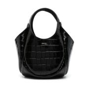 Coperni Svart Croco Mini Hinkväska Black, Dam