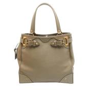 Louis Vuitton Vintage Pre-owned Laeder handvskor Beige, Dam