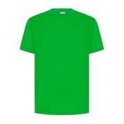 Kiton Grön Bomull T-shirt Milano Stil Green, Herr