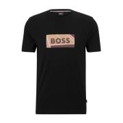 Boss T-Shirts Black, Herr