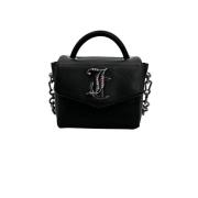 Juicy Couture Svart Mini Väska med Strass Dekoration Black, Dam